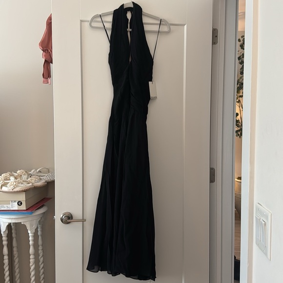 Reformation Black Strapless Dress - Picture 4 of 5